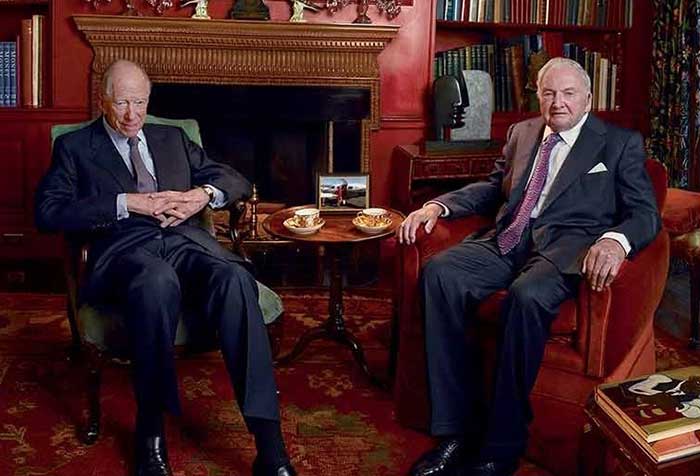  Jacob Rothschild y David Rockefeller, herederos de los organizadores de la revolución rusa
