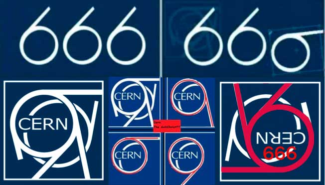 Simbología satánica en el CERN