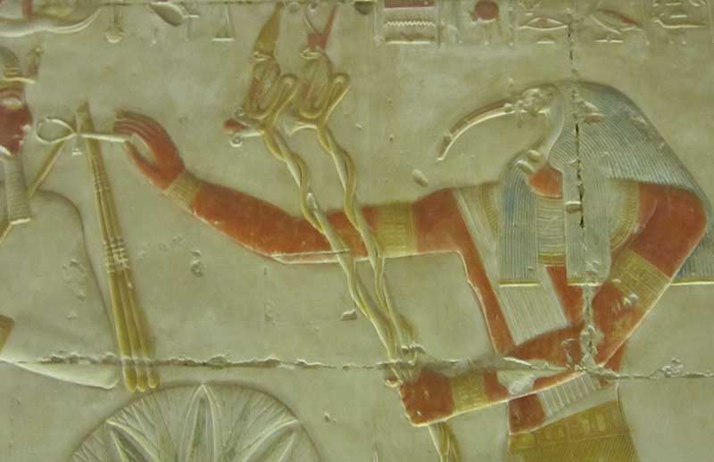 Relieve egipcio de Thoth